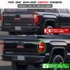 Spyder GMC Sierra 14-16 LED Tail Lights Black ALT-YD-GS14-LBLED-BK - 5080660