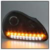 Spyder Porsche Cayenne 03-06 Projector Xenon/HID Model- DRL LED Blk PRO-YD-PCAY03-HID-DRL-BK - 5080967