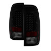 xTune Ford F250/350/450/550 Super Duty 99-07 LED Tail Lights Black Smoke ALT-ON-FF15097-LED-BSM - 5081179