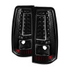 xTune Chevy Silverado 1500/2500/3500 99-02 Version 2 LED Tail Lights Black ALT-ON-CS99-G2-LED-BK - 5081223