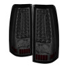 xTune Chevy Silverado 1500-2500-3500 03-06 C-Shape LED Tail Lights Smoke ALT-ON-CS03-G2-LED-SM - 5081308