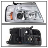 Spyder 04-08 Ford F-150 Light Bar Projector Headlights - Chrome (PRO-YD-FF15004V2-LB-C) - 5084637