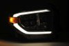 AlphaRex 14-20 Toyota Tundra NOVA LED Projector Headlight Plank Style Alpha Black w/Activation Light - 880728