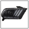 Spyder 10-13 Ford Mustang - Halogen - Projector Headlights - LED Signals -Black (PRO-YD-FM2010V2-BK) - 5085429