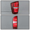 Spyder 16-17 Toyota Tacoma LED Tail Lights - Red Clear (ALT-YD-TT16-LED-RC) - 5085757