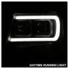 Spyder 07-14 Chevy Suburban/1500/2500/Tahoe V2 Projector Headlights All Blk PRO-YD-CSUB07V2-DRL-BKV2 - 5085986