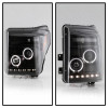 Spyder Ford Super Duty 11-16 Projector Headlights LED Halo DRL All Black PRO-YD-FS11-HL-BKV2 - 5086013