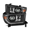 AlphaRex 07-13 Toyota Tundra/08-17 Sequoia G2 PRO-Series Projector Headlights Black -NO Lvl Adjuster - 880829 Photo - Primary