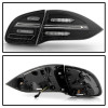 Spyder Porsche Cayenne 958 11-14 LED Tail Lights - Sequential Signal - Black - 5086853