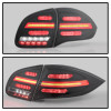 Spyder Porsche Cayenne 958 11-14 LED Tail Lights - Sequential Signal - Black - 5086853