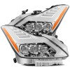 AlphaRex 08-13 Infiniti G37 NOVA LED Proj Headlights Chrome w/ Activ Light/Seq Signal/DRL - 881984 Photo - Primary
