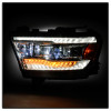 Spyder Dodge Ram 19-20 Halogen Model Only Projector Headlights Chrome PRO-YD-DR19HALAP-SEQ-C - 5087638
