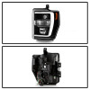 Spyder Ford F-250/350/450 08-10 V2 High-Power LED Headlights-Switch Back-Black PRO-YD-FS08PL-SBLB-BK - 5087751