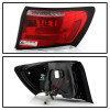 Spyder 08-11 Subaru Impreza WRX 4DR LED Tail Lights - Red Clear ALT-YD-SI084D-LED-RC - 5087973