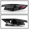 Spyder Apex 22-24 Honda Civic 5-Door LED Tail Lights - Black (ALT-YD-HC225DAP-SEQGR-BK) - 5089113 Photo - Unmounted