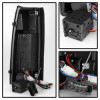 xTune Yukon Denali 99-00 LED Tail Lights Black ALT-JH-CCK88-LED-BK - 9022449