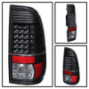 xTune Ford Super Duty 08-15 LED Tail Lights Black ALT-JH-FS08-LED-BK - 9027680
