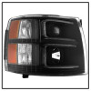 xTune Chevy Silverado 1500/2500/3500 07-13 Projector Headlights Black PRO-JH-CS07-LED-BK - 9027796
