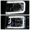 xTune Chevy Silverado 1500/2500/3500 07-13 Halo Projector Headlights Chrome PRO-JH-CS07-LED-C - 9027802