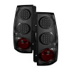 xTune Chevy Suburban/GMC Yukon/Yukon Denali 07-14 LED Tail Lights Smoked ALT-JH-CSUB07-LED-SM - 9031762