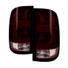 xTune GMC Sierra 2007-2013 OEM Style Tail Light Red Smoked ALT-JH-GS07-OE-RSM - 9032011