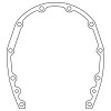 Cometic Chevrolet Gen-1 Small Block V8 .020in Rubber Coated Steel Timing Cover Gasket - C5533-020