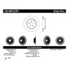 Stoptech 09-15 Honda Pilot / 11-17 Honda Odyssey Rear Premium CryoStop Brake Rotor - 120.40072CRY