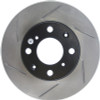StopTech Power Slot 93-00 Honda Civic DX w/ Rr Drum Brakes Front Right Rotor - 126.40023SR