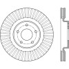 StopTech 13-15 Nissan Pathfinder Slotted Front Left Rotor - 126.42120SL