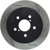 StopTech Power Slot 06-08 Subaru Legacy Wagon/Sedan 2.5i Rear Left SportStop Slotted Rotor - 126.47026SL