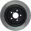 StopTech Power Slot 06-08 Subaru Legacy Wagon/Sedan 2.5i Rear Left SportStop Slotted Rotor - 126.47026SL