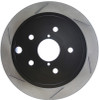 StopTech Power Slot 2015 Subaru WRX (w/o EyeSight) Rear Right Slotted Rotor - 126.47032SR