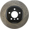 StopTech 2011-2013 BMW 535i / 2012-2016 BMW 640i Slotted & Drilled Front Left Brake Rotor - 127.34124L