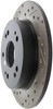 StopTech 06-09 Honda Civic Ex/Si Slotted & Drilled Right Rear Rotor - 127.40040R