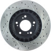 StopTech 00-09 S2000 Slotted & Drilled Right Front Rotor - 127.40048R