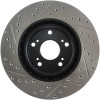 StopTech 02-06 Acura RSX Type S / 06-09 Honda Civic Si Slotted & Drilled Left Front Rotor - 127.40057L