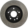 StopTech 02-06 Acura RSX Type S / 06-09 Honda Civic Si Slotted & Drilled Left Front Rotor - 127.40057L