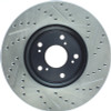 StopTech Slotted & Drilled Sport Brake Rotor Front Right 13 Honda Accord Sport - 127.40086R