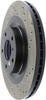StopTech 06-07 350Z / 05-07 G35 exp Sport/ 06-07 G35X SportStop Slotted & Drilled Front Left Rotor - 127.42080L