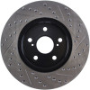 StopTech 02 Lexus ES 250/300/330/350 / 05-07 Toyota Avalon Slotted & Drilled Right Front Rotor - 127.44125R