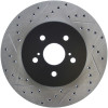 StopTech 04 Lexus RX330 SportStop Slotted & Drilled Right Rear Rotor - 127.44130R
