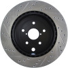 StopTech 08+ Subaru STI (Will Not Fit 05-07) Slotted & Drilled Sport Brake Rotor - 127.47030L