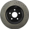 StopTech 11-12 Dodge Durango Sport Drilled & Slotted Front Passenger-Side Brake Rotor - 127.58008R
