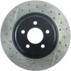StopTech 94-04 Ford Mustang SVT Cobra Slotted & Drilled Sport Front Right Brake Rotor - 127.61045R