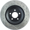 StopTech 94-04 Ford Mustang SVT Cobra Slotted & Drilled Sport Front Right Brake Rotor - 127.61045R