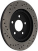 StopTech 05-10 Ford Mustang Slotted & Drilled Right Rear Rotor - 127.61087R
