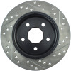 StopTech 12-15 Ford Focus w/ Rear Disc Brakes Rear Right Slotted & Drilled Rotor - 127.61099R