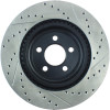 StopTech 05-09 Chrysler 300 (5.7L V8 exc SRT-8) Front Right Slotted & Drilled Rotor - 127.63061R