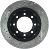 StopTech 00-05 Ford Excursion 4WD / 99-04 F250/F350 Pickup Front Slotted & Drilled Left Rotor - 127.65086L