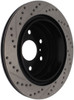 StopTech 07-10 GMC Sierra (w/ Rear Drum) / 07-09 GMC Yukon Rear Left Slotted & Drilled Rotor - 127.66065L
